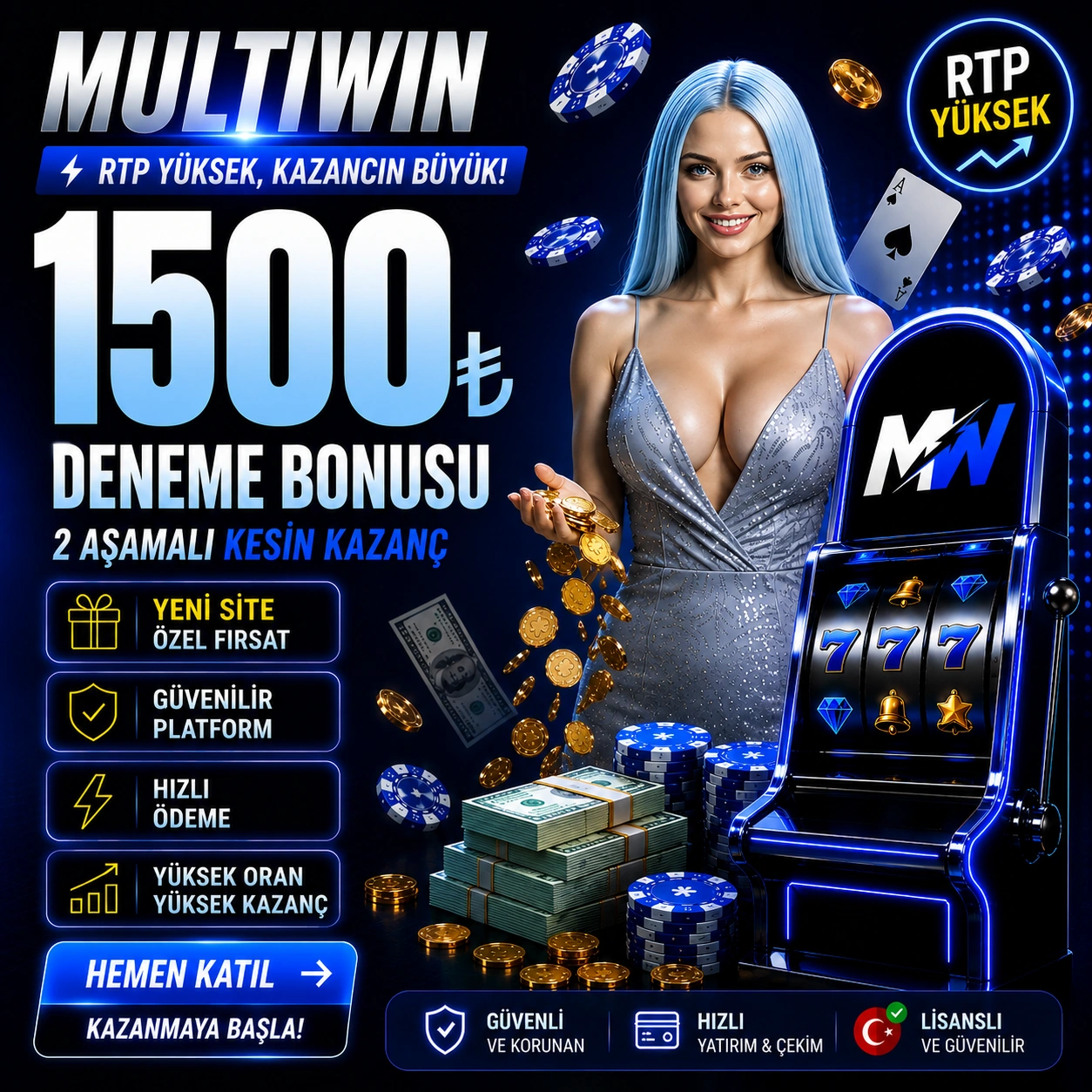Multiwin casino deneme bonusu kampanya görseli