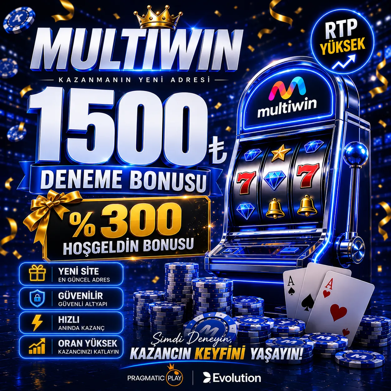 Multiwin deneme ve hoş geldin kampanyası görseli