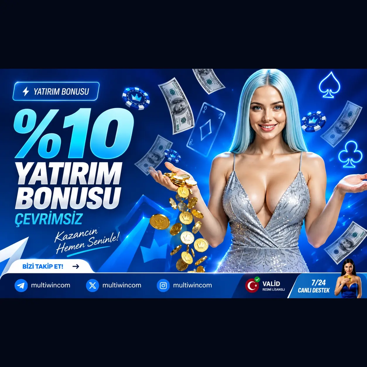 Multiwin yatırım bonusu kampanya görseli