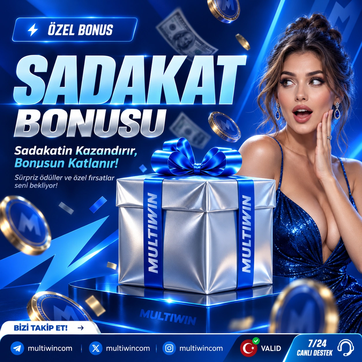 Multiwin sadakat bonusu kampanya görseli